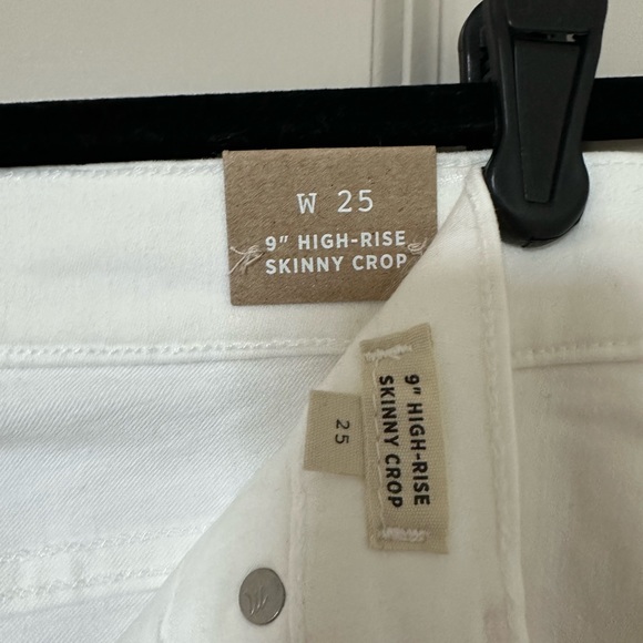 NWT Madewell high rise skinny crop white pants - Picture 6 of 7